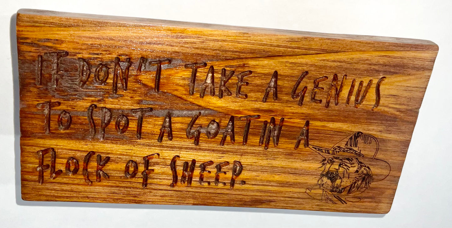 Western Quoted Sign
