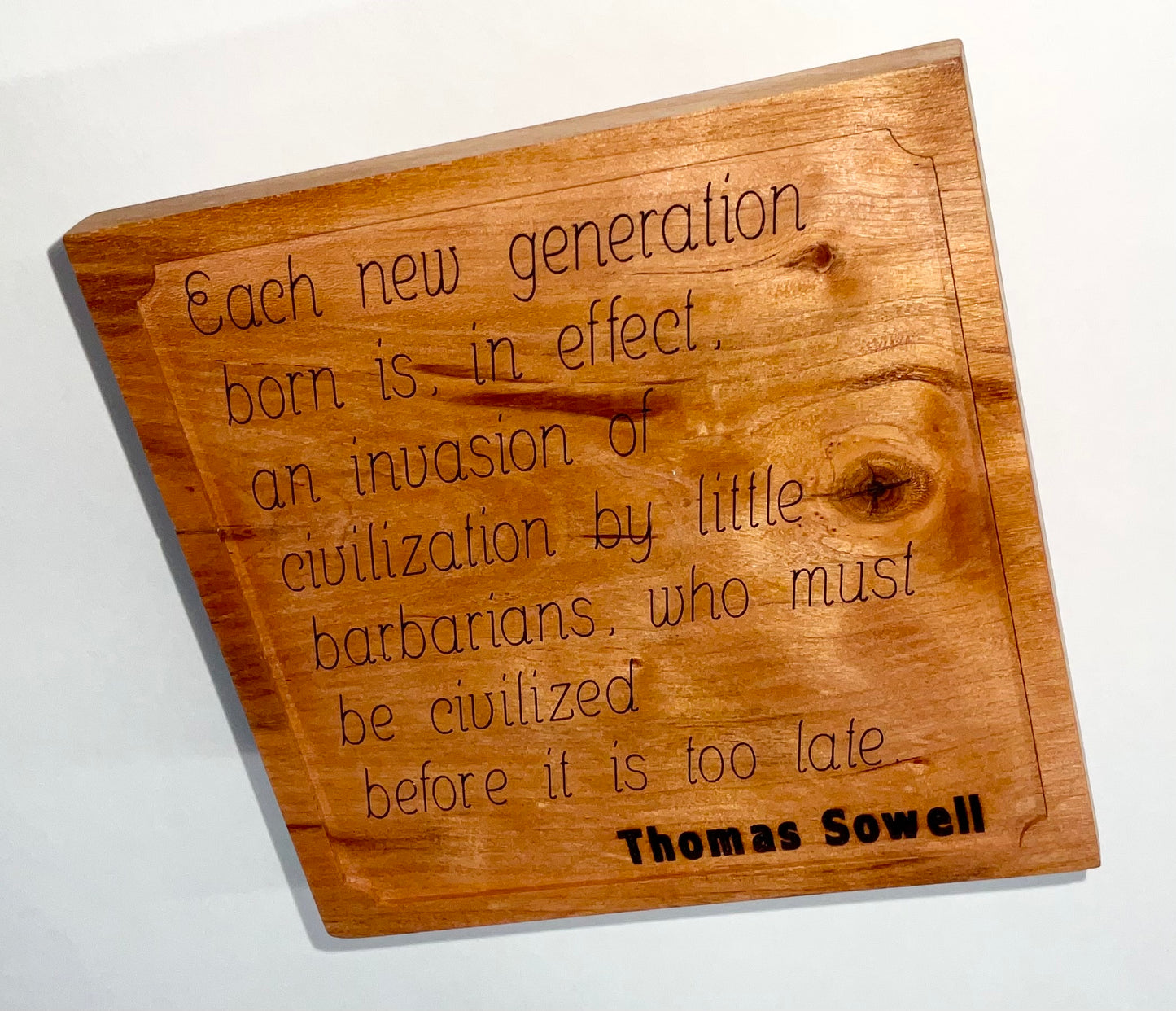 Contemporary Quoted Sign image 0